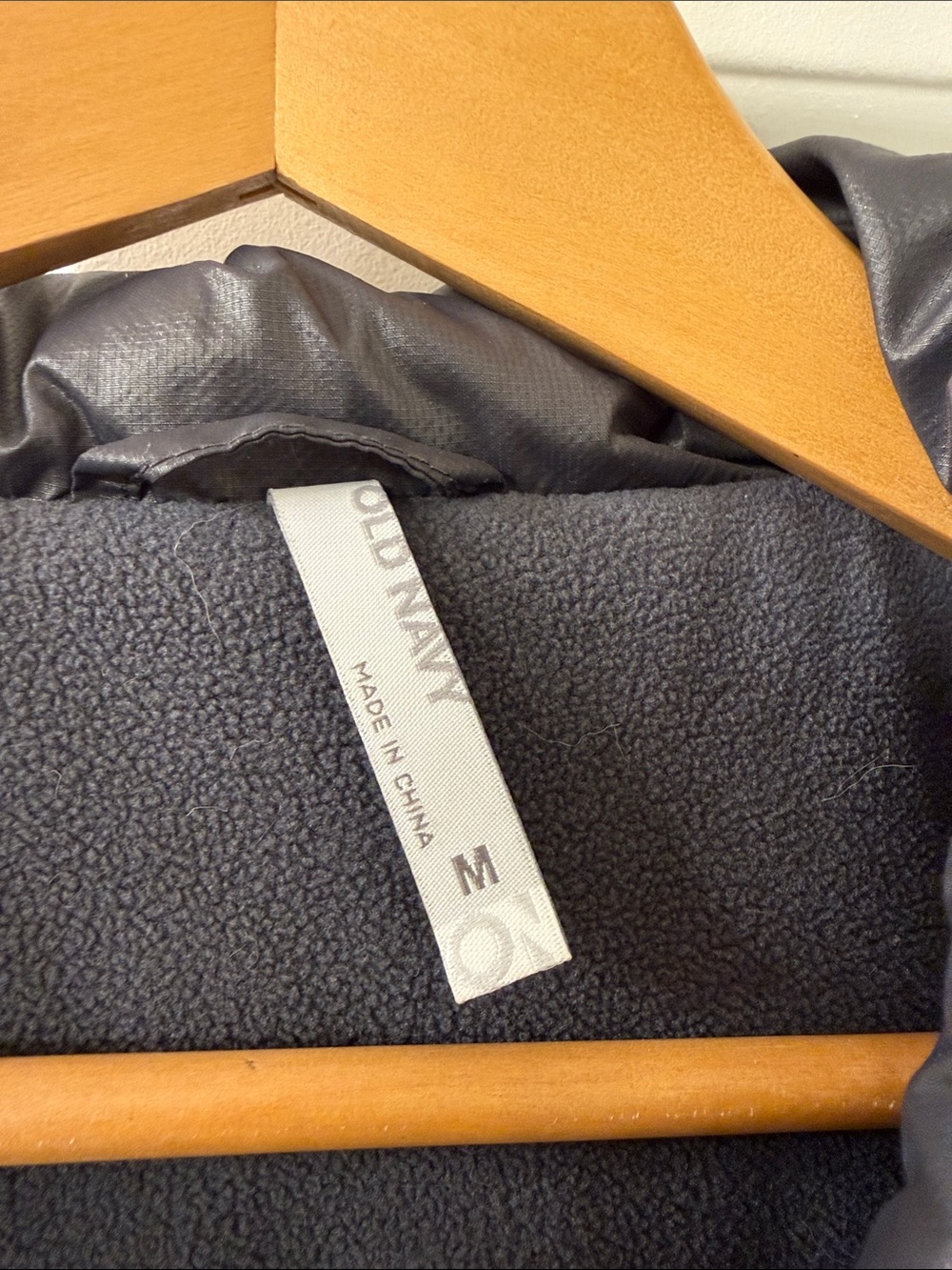 Old Navy Dark Gray Quilted Puffer Vest - Picture 2 of 3